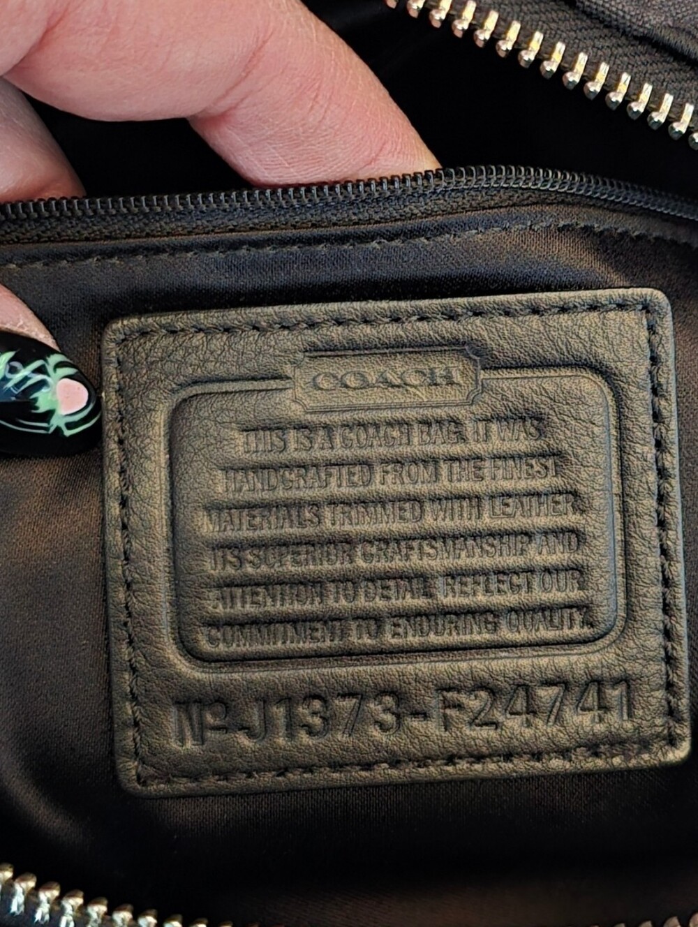 Coach Campbell Signature Satchel (24741) - Picture 7 of 7
